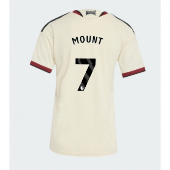 Manchester United Mason Mount #7 Maglia Gara Terza Repliche 2026-27 Donna Maniche Corte